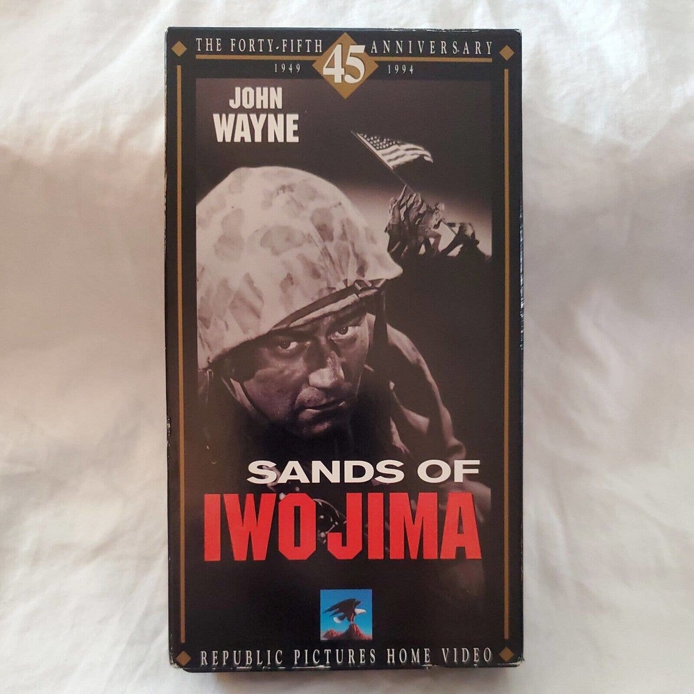 Sands of Iwo Jima (VHS, 1993, BW 45th Anniversary Edifion)